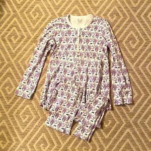 Roller Rabbit womens Monkey pijamas in purple